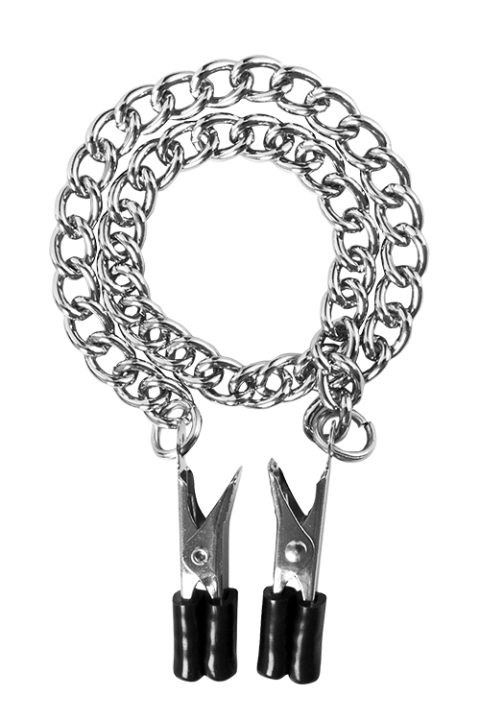 Block Busters Nipple Clamps Silver - Guilty Pleasure
