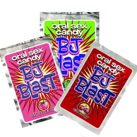 Pipedream BJ Blast Display - Strawberry - Cherry - Apple 36 pcs